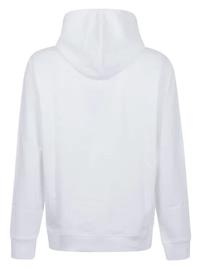 Balmain Signature Hoodie Adjustable Drawstring In White