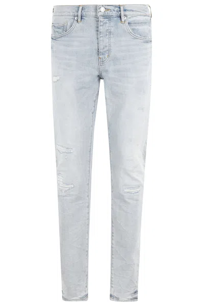 Purple Brand Skinny Kivu Repair In Blue