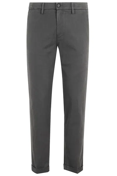 Re-hash Belt-loop Chinos In Gray