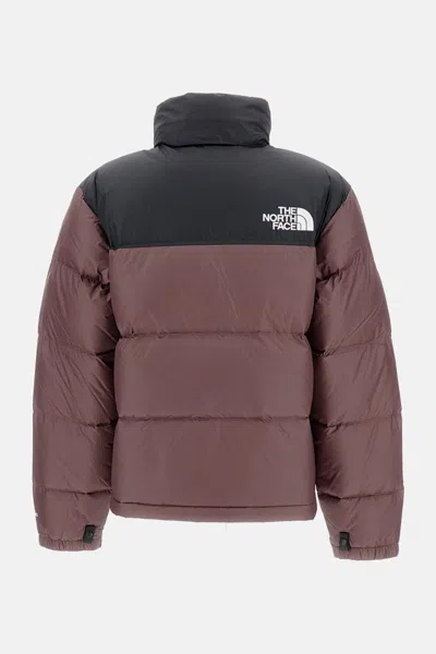 The North Face 1996 Retro Nuptse Jacket Khumbu Climbing School White Dune Nylon Coats Brown In Multi