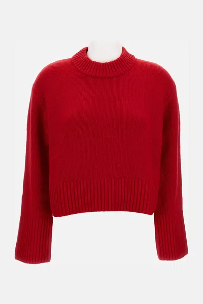 Lisa Yang Renske Cashmere Sweater Goji Berry In Red