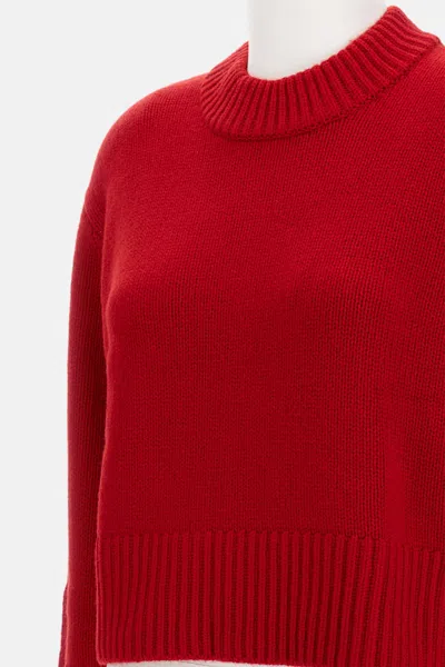 Lisa Yang Renske Cashmere Sweater Goji Berry In Red