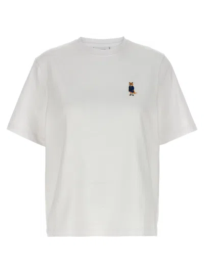 Maison Kitsuné Dressed Fox Comfort Tee-shirt In White