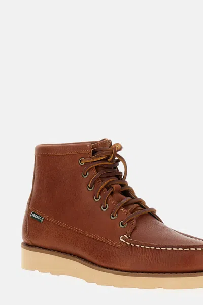Sebago Tala Mid Tumb Shoes In Brown