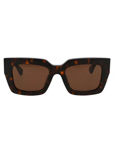 Bottega Veneta Acetate 06j000394 Sunglasses In Brown