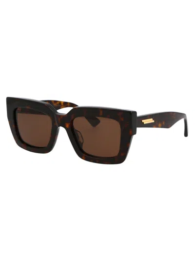 Bottega Veneta Acetate 06j000394 Sunglasses In Brown
