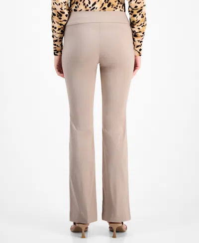 Inc International Concepts Petite Mid-rise Bootcut Pants, Petite & Petite Short, Created For Macy's In Neutral