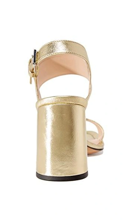 Shop Marc Jacobs Emilie Strap Sandals In Gold