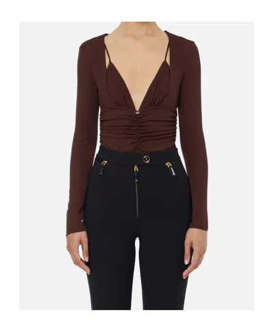Elisabetta Franchi Top - Marrón In Multi