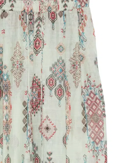 Ermanno Scervino Multicolor Graphic-print Trousers In Multi