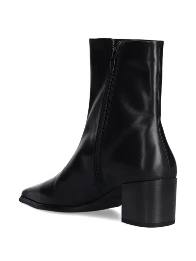 Vagabond Pointed-toe Block-heel Boots In Black