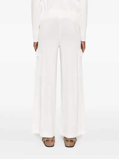 P.a.r.o.s.h Drawstring Pocket Trousers In White