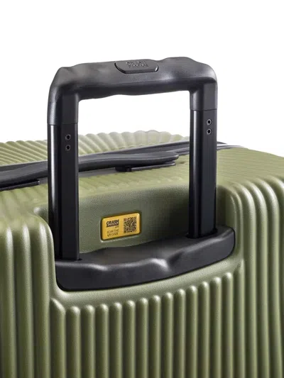 Crash Baggage Stripe Trolley In Green