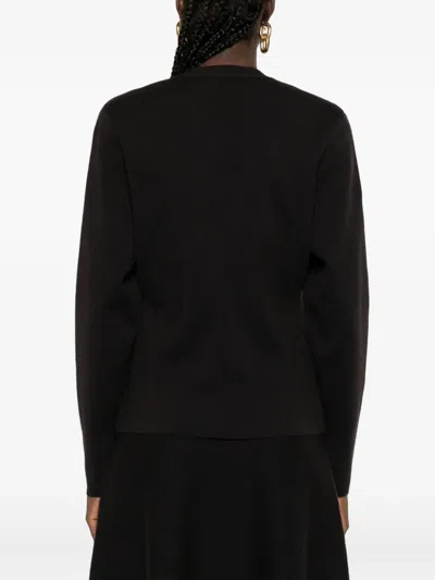 P.a.r.o.s.h Button-front Cardigan In Brown