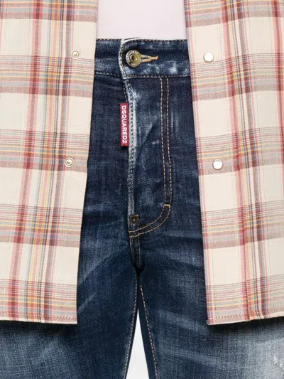 Dsquared2 Dsquared Men Skater Jean In Blue