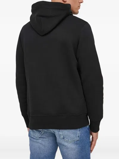Gant Mens Regular Fit Archive Shield Pullover Hoodie In Black