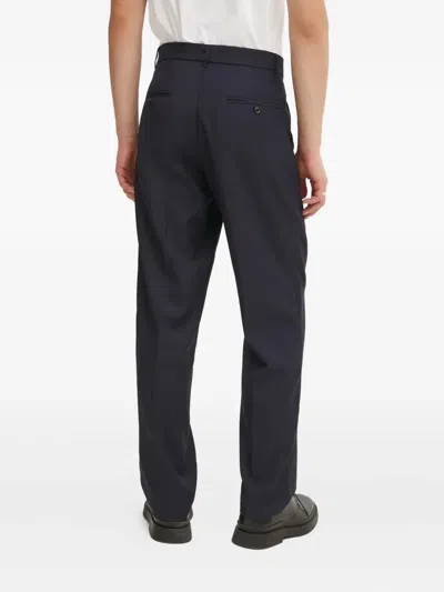 Samsoe & Samsoe Straight-leg Trousers In Black