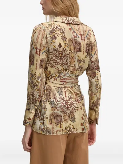 Hoss Intropia Renata Shirt In Neutral