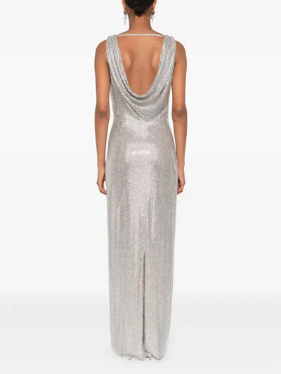 Giuseppe Di Morabito Micro Rhinestone Dress In Neutral