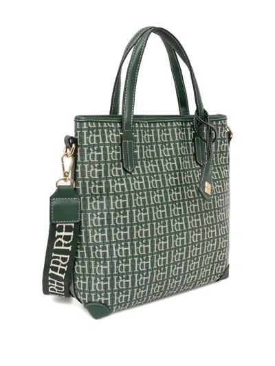 Pedro Del Hierro Monogram-pattern Tote Bag In Green