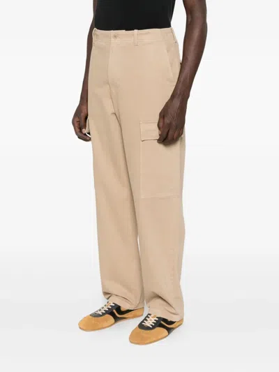 A.p.c. A. P.c. Cotton Cargo Trousers In Neutral