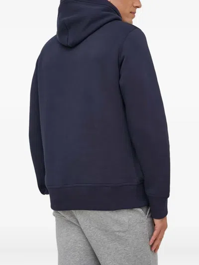 Gant Mens Regular Fit Archive Shield Pullover Hoodie In Blue