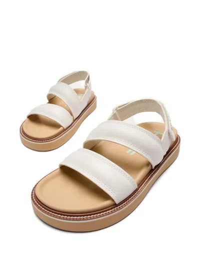 Hoff Road Flat Sandals In White