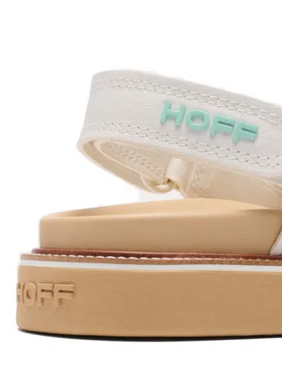 Hoff Road Flat Sandals In White