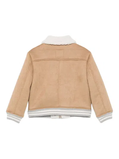 抓绒衬里飞行员夹克