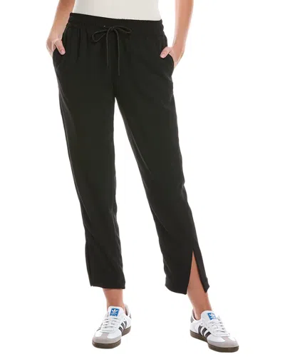 Cece Split Hem Pant In Black