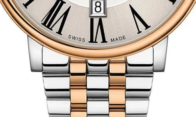 Tissot T-classic Carson Quartz Bracelet Watch, 40mm In Silver