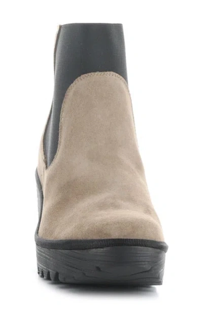 Fly London Yade Wedge Bootie In Brown