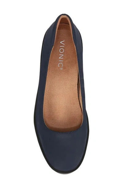 Vionic Sereno Wedge Pump In Blue