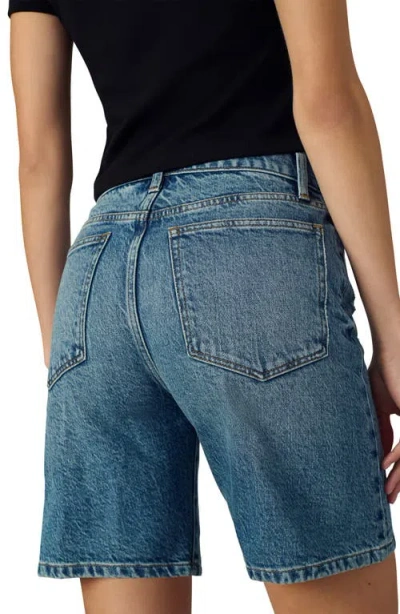 Joe's The Joey Distressed Long Denim Shorts