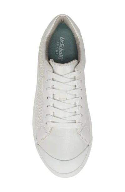 Dr. Scholl's Women's Time Off Lace Up Platform Sneakers In White