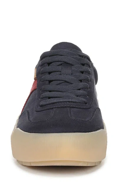 Dr. Scholl's Women's Time Off Win Lace Up Platform Sneakers In Blue