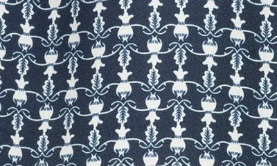 Max Studio Three Quarter Sleeve Top In Blue