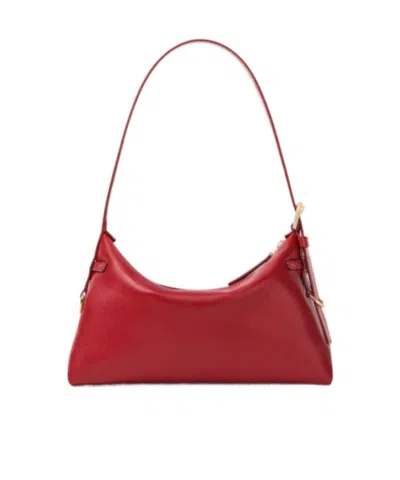 Givenchy Mini Voyou Buckle-detail Leather Tote Bag In Red