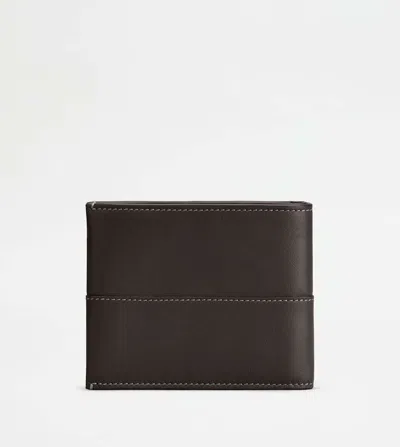 Tod's Leather Wallet In Black