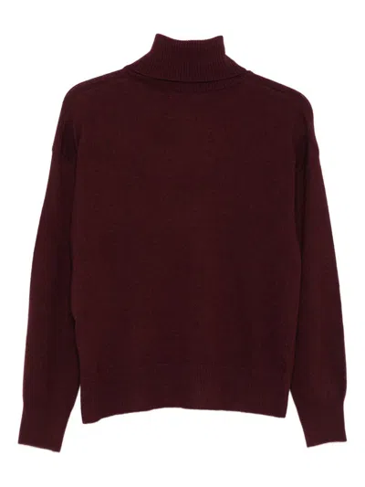 Woolrich Women Bordeaux High-neck Sweater, Xs Luxury Sweaters & Knitwear For Women Darveys In Brown