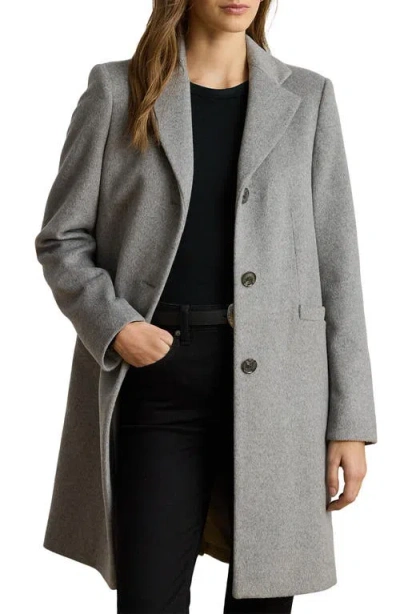 Ralph Lauren Women's Single-breasted Walker Coat In Gray
