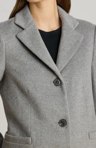 Ralph Lauren Women's Single-breasted Walker Coat In Gray