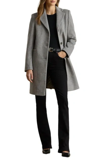 Ralph Lauren Women's Single-breasted Walker Coat In Gray