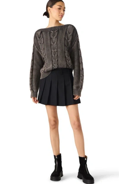 Steve Madden Women's Margo Mini Skirt In Black