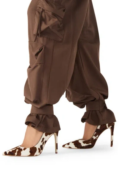 Steve Madden Duo Cargo Pants In Brown