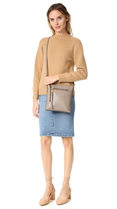 Shop Marc Jacobs Recruit North / South Cross Body Bag In Mink