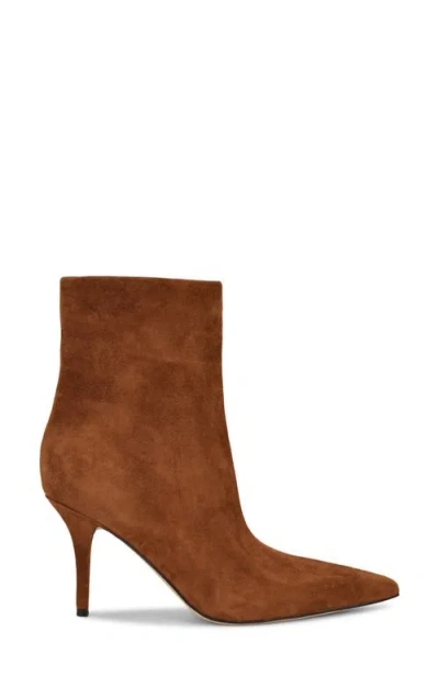 Nine West Women's Ohmy Pointy Snip Toe Stiletto Booties In Brown