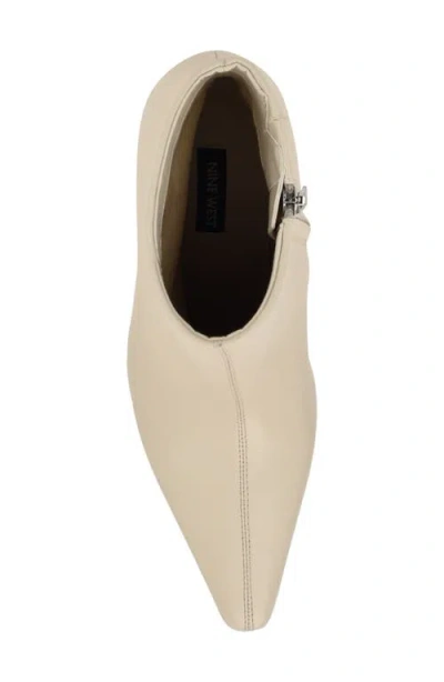 Nine West Women's Ohmy Pointy Snip Toe Stiletto Booties In Neutral