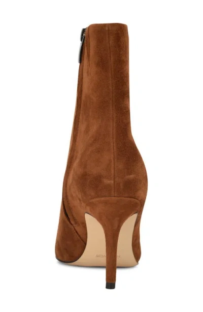 Nine West Women's Ohmy Pointy Snip Toe Stiletto Booties In Brown