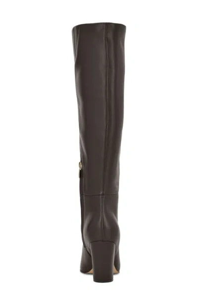 Nine West Adera Pointed Toe Knee High Boot In Brown